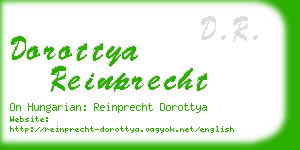 dorottya reinprecht business card